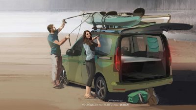 Анонс Volkswagen Caddy мини кемпер: выход запланирован в сентябре