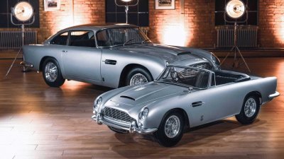 Aston Martin DB5 Junior - детский электромобиль в винтажном стиле