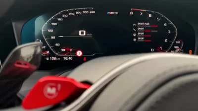 Видео со спидометра. Лаунч контроль в BMW M3 G80